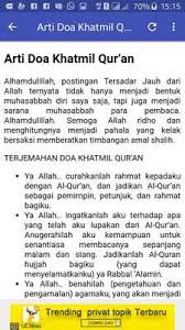 Juga dianjurkan membaca doa khatam quran tepat sesudah selesai mengaji sebanyak 30 juz penuh atau khatam al quran. Doa Khatam Al Quran Apkonline