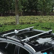 barres de toit universelles verrouillables pour voiture aluminium 125l x 13l x 7h cm gris noir neuf 06 cdiscount auto