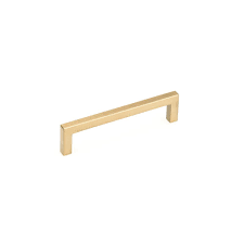 1 800 361 6000 can. Richelieu Hardware 5 1 16 In 128 Mm Aurum Brushed Gold Contemporary Drawer Pull Home Depot