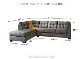 Sleeper sofas browse jennifer furniture range of comfortable and versatile sleeper sofas and futons in different fabrics and styles to match your living room furniture! Jennifer 2 Piece Sleeper Sectional Charcoal Dufresne Furniture Appliances