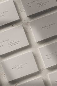 Per 500 per 1000 addtl' 1000's. Diallo A Modern Business Card Design With Sleek And Minimal Font The Denizen Co