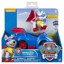 Paw Patrol Apollo S Pup Mobile Vehicle And Figure Target Paw Patrol Toys Dog Tracker Paw Patrol