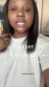 I was so scared of getting my hair relaxed. But I’m honestly loving  it!##relaxedhair#hairrelaxer#blackgirltiktok#honestreview#blackgirlreviews#washdayroutine#washdayroutine#maryruthsorganics#healthyha...