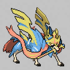 Zacian Sprite Gif Pokemon Sword And Shield Pokemon Pixel Art Pokemon Sprites