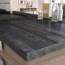 Plan De Travail Stratifie New Vintage Wood Noir Mat L 315 X P 65 Cm Ep 38 Mm Plan De Travail Stratifie Plan De Travail Peinture Bois Exterieur