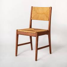 Whether tufted, smooth, patterned, or solid, parsons chairs offer versatile styling options as well as. Sunnyvale Woven Dining Chair Natural Threshold Designed With Studio Mcgee Target