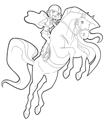 Popular mainly amongst girls, these coloring pages feature characters from the animated series, like sarah, alma, molly, chloe and zoey along with their horses scarlet, button, calypso, chili and pepper. Horseland Coloring Page Drawing 2