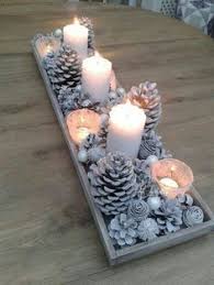 Decoration Noel Deco Christmas Santa Pomme De Pin Bougie Diy Do It Yourelf Inspo Inspiration Deco Centre Table Naturel Scan Decoration Noel Deco Noel Noel 2017
