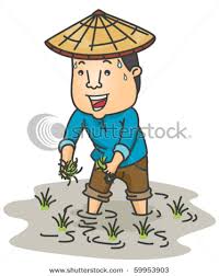 Biasanya para petani di jawa setelah padi tertanam disawah, mereka kemudian merantau ke kota menjadi kuli bangunan selama beberapa bulan sambil menunggu masa panen. 99 Gambar Animasi Petani Menanam Padi Di Sawah Cikimm Com