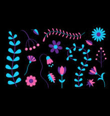 Unique aesthetic designs on hard and soft cases and covers for iphone 12, se, 11, iphone xs, iphone x, iphone 8, & more. Purple Neon Flowers Vector Images Over 600