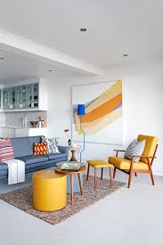 Colour Crush Yellow Colorful Apartment Open Plan Living Room Home Decor Styles