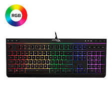 Hyperx Alloy Core Rgb Membrane Gaming Keyboard Comfortable Quiet Silent Keys With Rgb Led Lighting Effects Spill Resistant Dedicated Media Keys