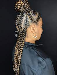 Whether Its Cornrows Box Braids Long Short Feed In Colorful Beaded Up Or Just Straight Bac Feed In Braids Hairstyles Hair Styles Kids Braided Hairstyles