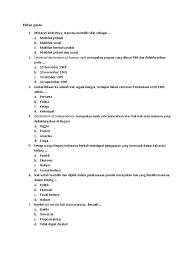 Oleh ppkndiposting pada 22 april 2021. Soal Ujian Akhir Semester Uas Pkn Kelas 7 Pdf