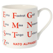 Gimson's phonemic system with a few. Nato Phonetic Alphabet Large Mug