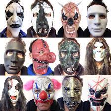Die band slipknot veröffentlicht ihr album vol. Slipknot Stil Maske Mick Grau Fehn Schneider Clown Halloween Horror Kostum Ebay