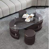 Coffee table with seating cubes. Coffee Tables With Seating Wayfair