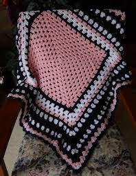 Black And White Crochet Baby Blanket Pattern Pin By Vicky Maldonado On Crochet One Day Baby Blanket Crochet Baby Afghan Crochet Crochet Knit Blanket
