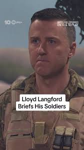 Lloyd Langford Briefs His Soldiers