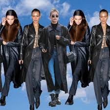 #winter #fashion / camel leather jacket white skinny jeans. The Long Leather Coat Is This Season S Must Have Trend Teen Vogue
