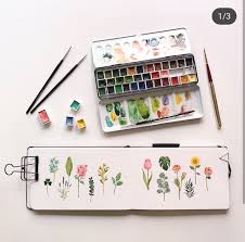 Watercolor Ideas Creative Being Tusche Wasserfarben Lebe Dich Selbst Lebe Deine Kreativitat Aquarell Ideen Zeichenvorlagen Und Wasserfarben