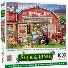 Igsaw puzzles 1000 pieces adults | dreamful harbor puzzles artwork| 27.5x 20 large puzzle diy game. Masterpieces Inc Antiques For Sale 1000 Piece Jigsaw Puzzle Target