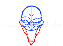 Here is the drawing by sam: How To Draw A Demon Face Step By Step Drawing Guide By Dawn Dragoart Com