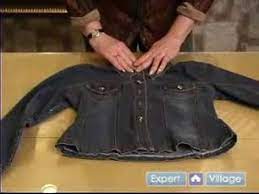 How To Fold Your Clothes How To Fold A Jean Jacket Jackets Jean Jacket Folding Jeans
