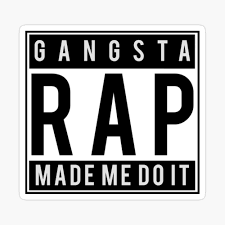 Several members of westside connection make cameo appearances in the video. Gangsta Rap Made Me Do It Poster By Profashionall Redbubble