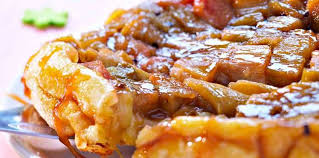 Tarte Tatin A La Rhubarbe Recettes Recette Recettes De Cuisine Rubarbe Recette Recette