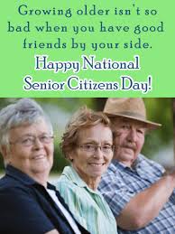 I don't think there is any special id card for senior citizens. Friends On Bench Happy Senior Citizens Day Card Birthday Greeting Cards By Davia