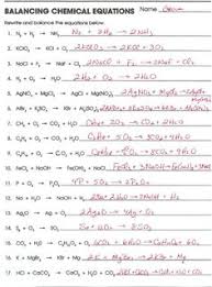 Chemistry balancing chemical equations worksheet answer key. Balance Chemical Equations Worksheet 3 Answer Key Science Notes And Projects Cute766