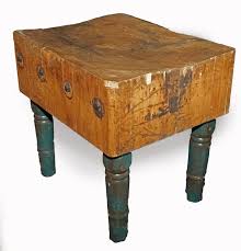 Check michigan maple block co. Butcher S Block Table Made By Michigan Maple Block Co At 1stdibs