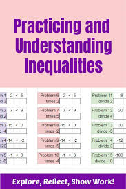 Inequalities In Algebra In 2020 Algebra Secondary Math Solving Inequalities