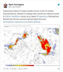 As Earths High North Blazes With Intense Wildfires