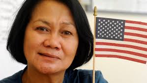 Happy to become Americans