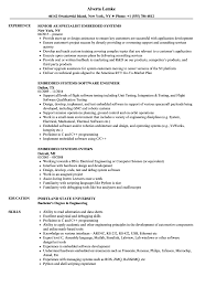 Embedded Systems Resume Samples Velvet Jobs