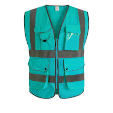 Jksafety 9 pockets high visibility zipper front safety vest with reflective strips,hq breathable mesh, oxford fabric for pocket materials. High Visibility 100 Cotton Class 2 Reflective Safety Vest Lake Blue Buy Reflective Vest Led Reflective Vest Safty Vest Reflective Product On Alibaba Com