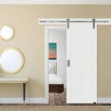 Starting at $1,063.08 (1) compare. Chevron Barn Door 48 X 84 White In 2020 Modern Barn Door Doors Interior Barn Doors Sliding