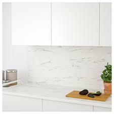 Lysekil Wall Panel Double Sided White Marble Effect Patterned Ikea Lysekil Wall Paneling Kitchen Wall Panels