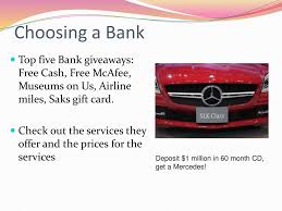 All things considered, notwithstanding, its imperative to put some idea into your decision of card so it wont go unused and your cash wont be squandered. Banking Ppt Download