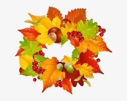 Whaline 300 pieces artificial autumn maple leaves mixed fall colored leaf for weddings, events, art scrapbooking and thanksgiving day decorations (red) 4.5 out of 5 stars. Thanksgiving Leaves And Acorns Clipart Fall Leaf Wreath Clipart Transparent Png 639x570 Free Download On Nicepng