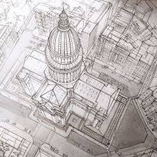 These Freehand Architectural Sketches Show A University Student S Incredible Progress Architecture Sketch Hand Sketch Perspective Art