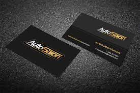 Stylized auto detail auto paint eu business card. Bold Modern Automotive Business Card Design For A Company By Dirty Emm Design 3500783
