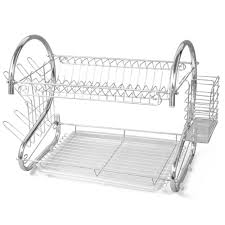 Dish rack ini terbuat dari stainless murni sehingga kualitas tidak perlu diragukan lagi. Rak Piring Stainless Steel 2 Tingkat Grosir Cirebon