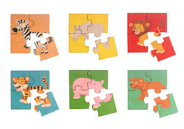 In addition to doing any puzzles he can get his hands on, the colorful cars. Buy Velry Wild Animals Simple Puzzles For Kids 4 Piece Wooden Jigsaw Fun Learning Toys Set Of 6 Online Fosso In