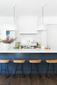 400 x 400 jpeg 19 кб. Blue Kitchen Island With White Dome Lights Transitional Kitchen