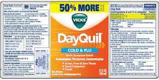 Vicks Dayquil Cold And Flu Multi Symptom Relief Liquid The