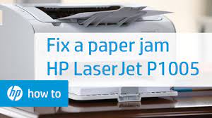 Install the latest driver for hp articles about hp laserjet p1005 printer drivers. Fixing A Paper Jam Hp Laserjet P1005 Printer Hp Youtube