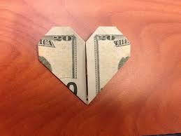 How do you make an origami dollar? Dollar Origami Easy Valentine S Heart Youtube